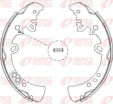 Тормозные колодки Remsa. Артикул 4218.00