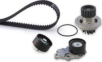 Помпа (водяной насос) с комплектом ремня ГРМ Gates PowerGrip® для Daewoo Nexia I 2008-2016. Артикул KP15419XS-2