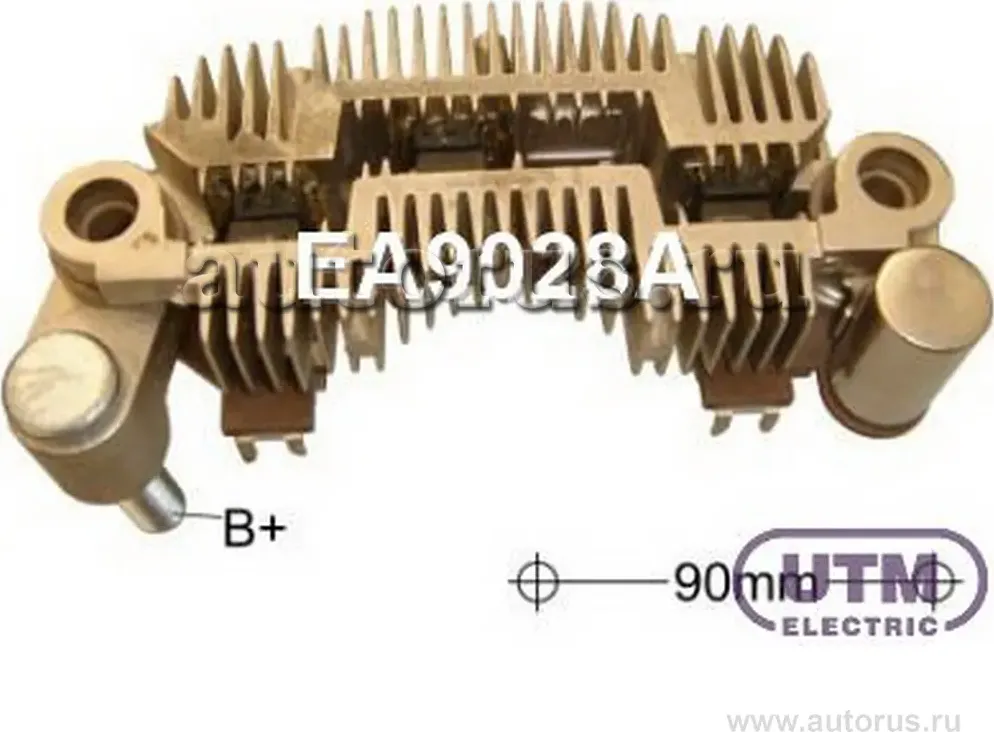 Диодный мост генератора HYUN/KIA (UTM). Артикул EA9028A
