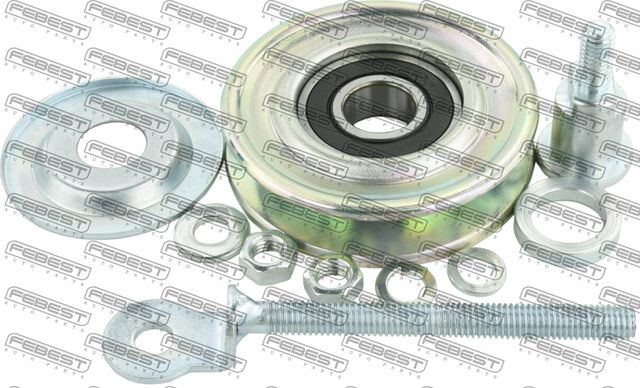 Натяжной ролик (натяжитель) приводного поликлинового ремня Febest. Артикул 0487-P15W