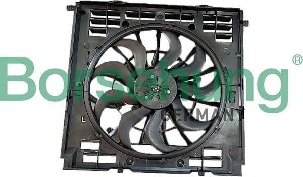 Вентилятор радиатора двигателя (в сборе) Borsehung для BMW X5 IV (G05) 2018-2026. Артикул B11270
