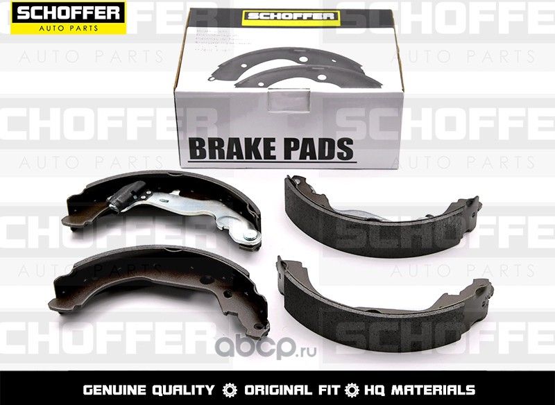 Колодки тормозные задние RENAULT DUSTER 10-NISSAN (Schoffer). Артикул SHF23011