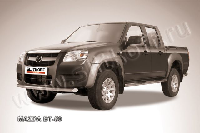 Защита Slitkoff переднего бампера d57 для Mazda BT-50 I 2006-2011. Артикул MZB010