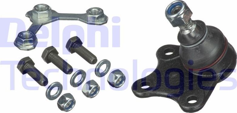 Шаровая опора Delphi передняя правая нижняя для SEAT Ibiza III 2002-2008. Артикул TC1085
