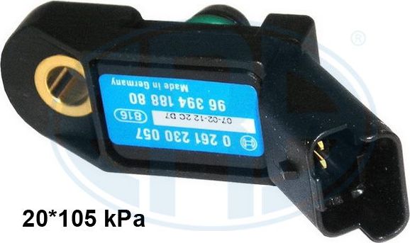 Датчик абсолютного давления (ДАД, MAP) Era OEM для Fiat Ulysse I 1998-2002. Артикул 550130