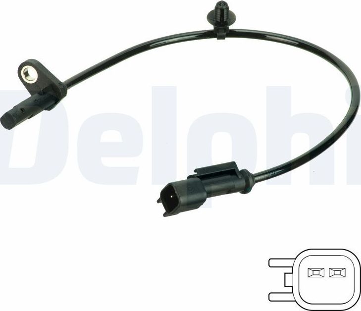 Датчик ABS Delphi. Артикул SS20805