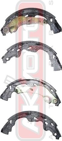 Тормозные колодки Akyoto Packing AKYOTO задние для Citroen C1 I 2005-2014. Артикул AKS-0615