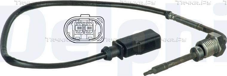 Датчик температуры выхлопных газов Delphi для SEAT Exeo 2008-2011. Артикул TS30036