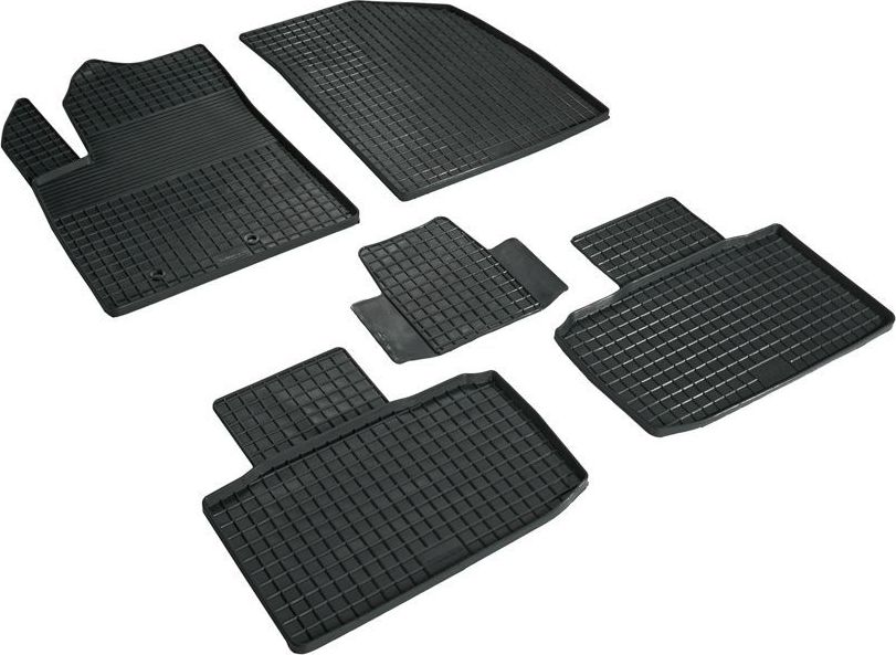 Коврики резиновые Seintex с узором сетка для салона Dongfeng Shine Max 2023-2026. Артикул 99472