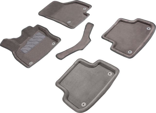 Коврики текстильные 3D Seintex для салона Audi Q3 2013-2026 Серые. Артикул 86839