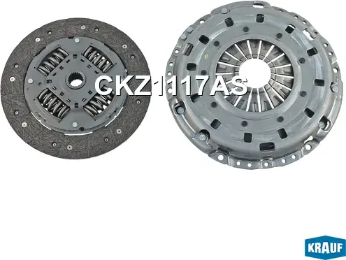 Сцепление комплект без подшипника Krauf. Артикул CKZ1117AS