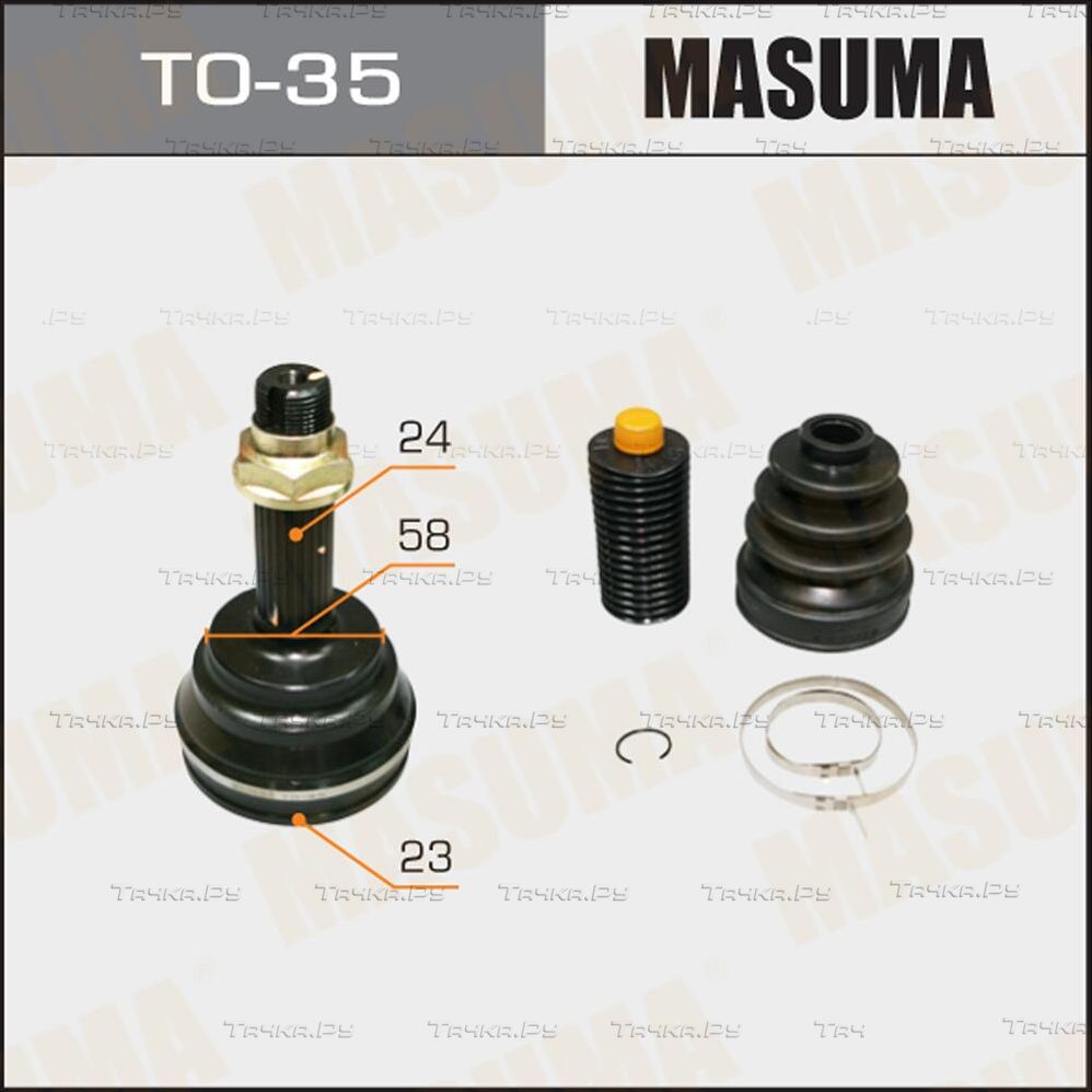 Шрус наружный (граната) Masuma передний для Toyota Raum II 2003-2011. Артикул TO-35