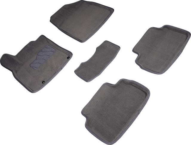 Коврики Seintex 3D ворсовые для салона Kia Ceed III 2018-2026 СЕРЫЕ. Артикул 93421