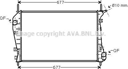Вентилятор, мотор печки (отопителя) салона AVA. Артикул FD8576