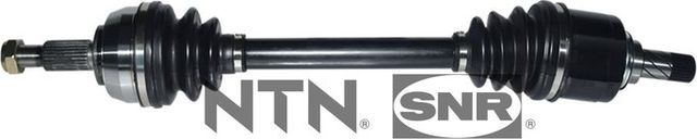 Полуось (привод в сборе, приводной вал) NTN / SNR передняя передняя для Renault Scenic II 2005-2008. Артикул DK55.139