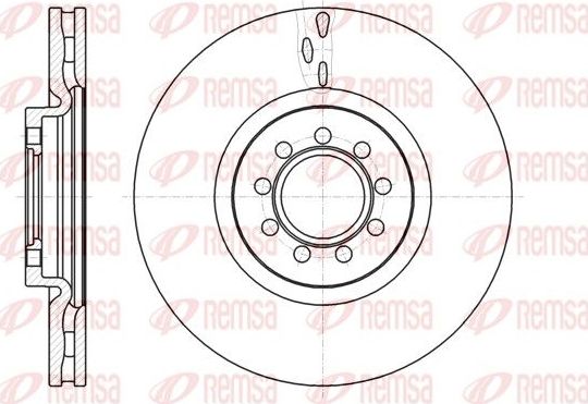 Тормозной диск Remsa. Артикул 61061.10