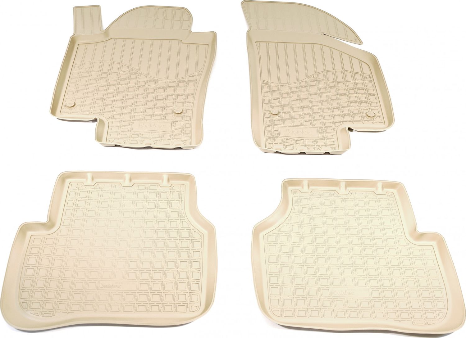 Коврики Норпласт для салона Volkswagen Passat CC (3C7) 2012-2016. БЕЖЕВЫЕ. Артикул NPA10-C95-360-B