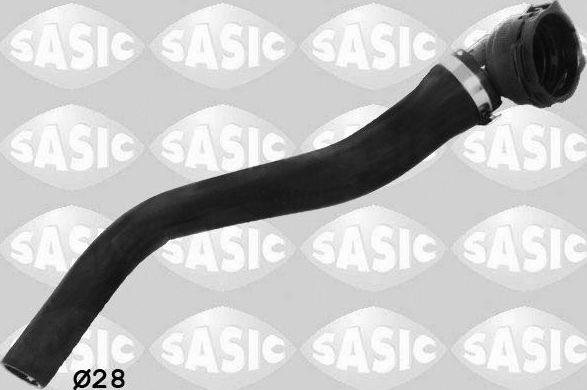 Патрубок радиатора (системы охлаждения) Sasic нижний для Alfa Romeo MiTo I 2008-2018. Артикул 3406101