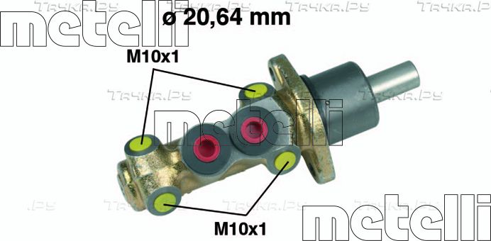 Тормозной цилиндр главный Metelli для Volkswagen Jetta II 1984-1991. Артикул 05-0142