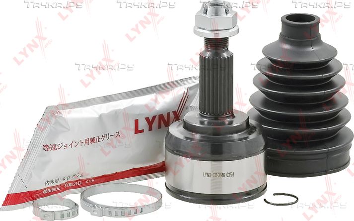 Шрус наружный (граната) LYNXauto передний для Renault Duster I 2012-2020. Артикул CO-3846