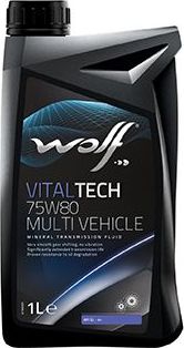 Масло для МКПП (трансмиссионное) Wolf WOLF VITALTECH 75W80 MULTI VEHICLE. Артикул 8303609