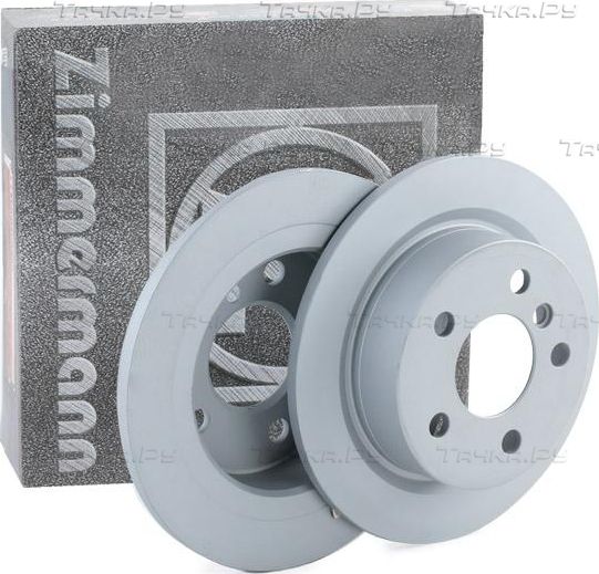 Тормозной диск Zimmermann Coat Z задний для MINI Cabrio III (F57) 2014-2026. Артикул 150.2928.20