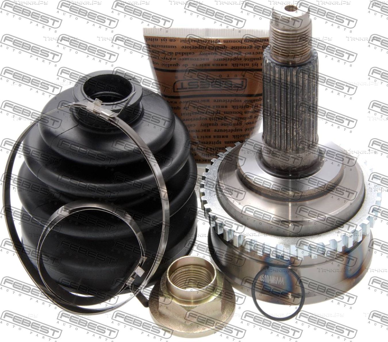 Шрус наружный (граната) Febest передний для Mazda 6 I (GG) 2002-2008. Артикул 0510-M6A44