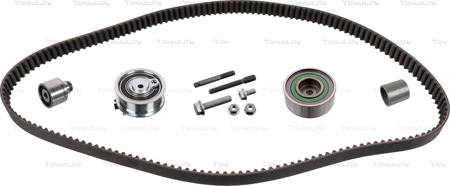 Ремень ГРМ с роликами (комплект) Febi Bilstein для Audi A4 IV (B8) 2008-2015. Артикул 37021