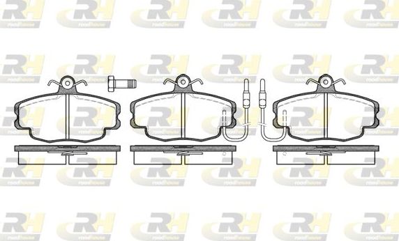 Тормозные колодки RoadHouse передние для Renault 21 1986-1993. Артикул 2141.02