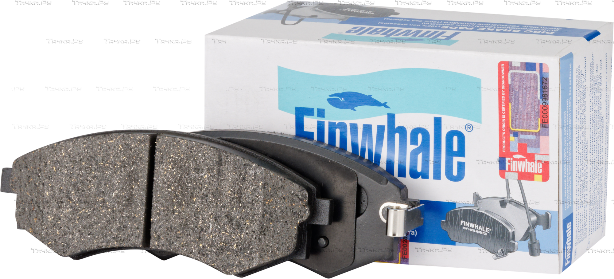 Тормозные колодки Finwhale передние для Daewoo Korando 1999-2001. Артикул V1035