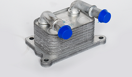 Радиатор масляный (маслоохладитель) для двигателя ASAM для Renault Twingo III 2014-2026. Артикул 33003