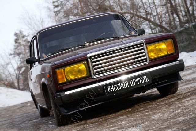Накладка Русская Артель на передний бампер (вихур, юбка) для Lada/ВАЗ 2101 1970-1986. Артикул NVAZ-010100