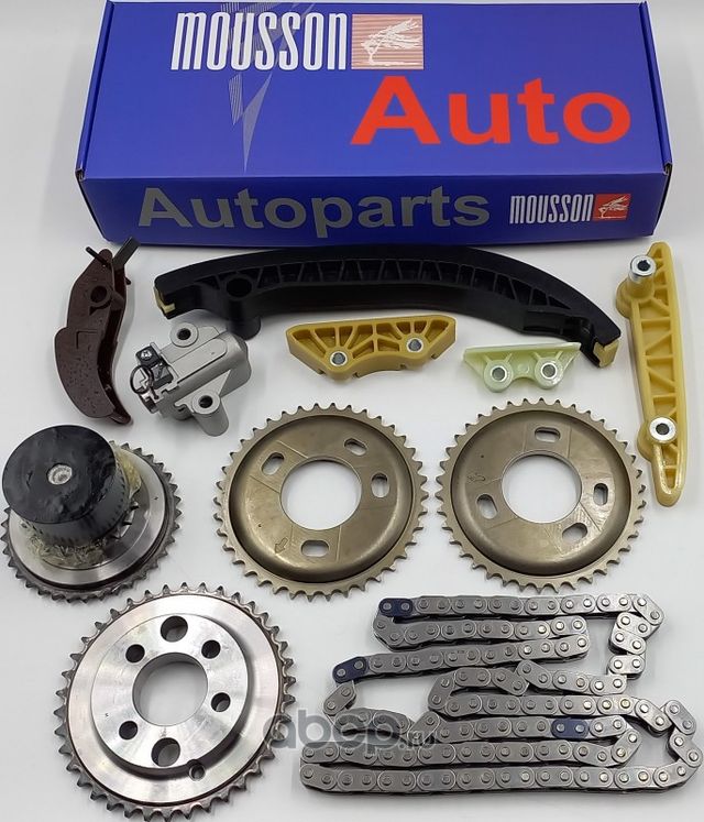 Комплект цепи ГРМ Ford 2,4D JXFA/JXFC (Mousson). Артикул STKJXFA