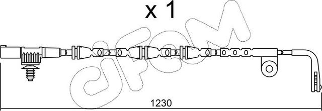 Датчик износа тормозных колодок  Metelli. Артикул SU.255