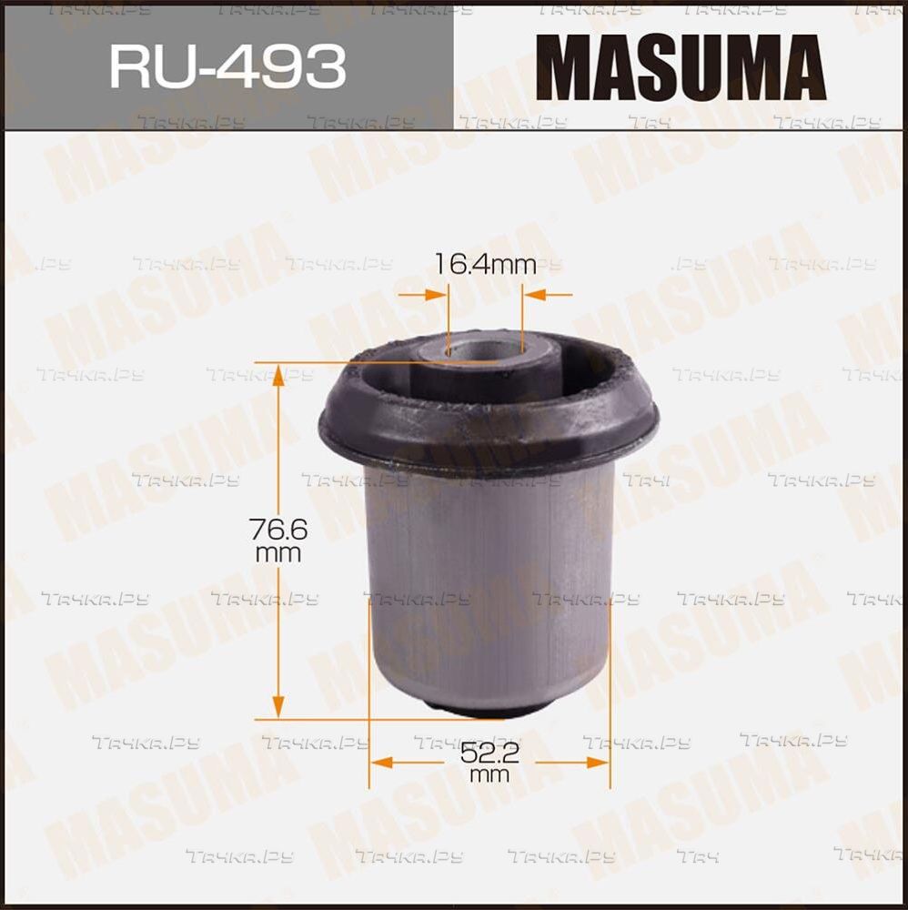 Сайлентблок переднего рычага подвески Masuma правый/левый нижний для Mitsubishi Pajero IV 2006-2026. Артикул RU-493