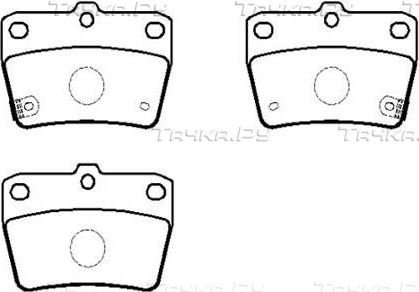 Тормозные колодки HSB. Артикул HP8508