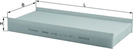 Салонный фильтр Mahle. Артикул LA 232