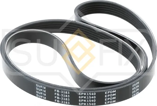 Ремень поликлиновый 6PK1540 (Sufix). Артикул FB-3183