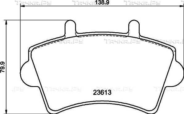 Тормозные колодки Nisshinbo Strong Ceramic передние для Opel Movano II 1998-2010. Артикул NP2093SC