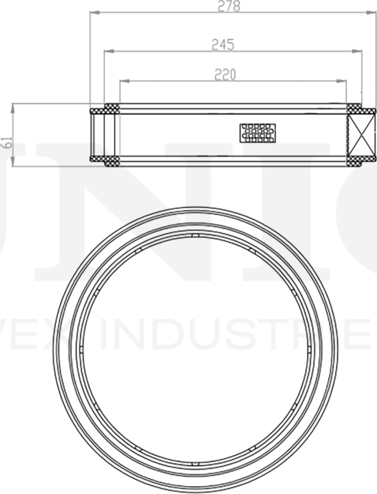 Фильтр воздушный (Unio). Артикул FLT-10076