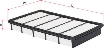 Воздушный фильтр Sakura. Артикул A-1766