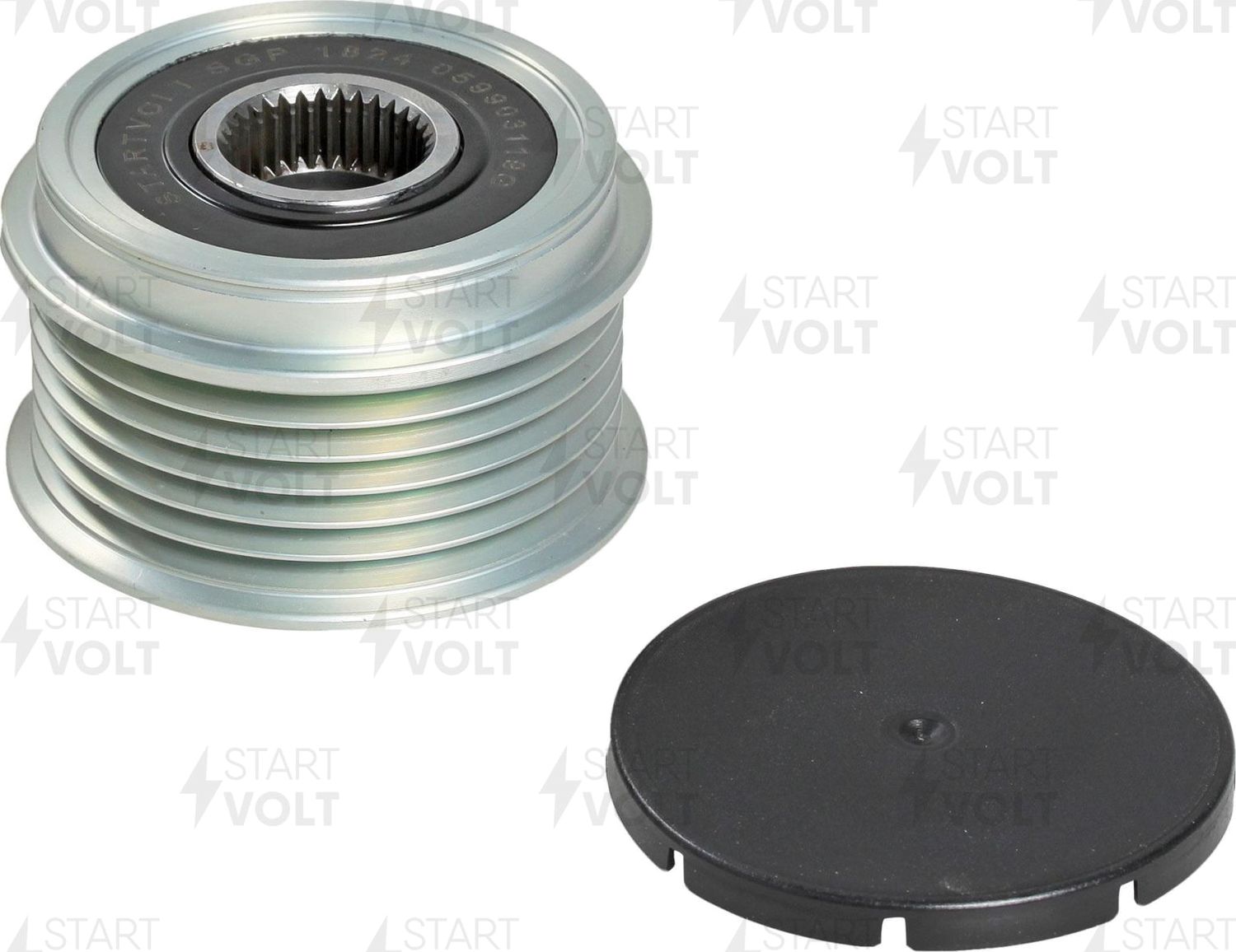 Муфта генератора обгонная StartVOLT для Audi A4 allroad V (B9) 2016-2018. Артикул SGP 1824