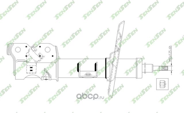 АМОРТИЗАТОР ПЕРЕДНИЙ ГАЗОВЫЙ ЛЕВЫЙ NISSAN TEANA / CEFIRO / MAXIMA J32 (Sensen). Артикул 42141485