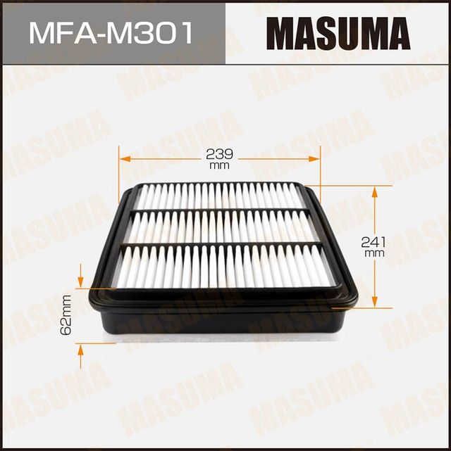 Воздушный фильтр Masuma. Артикул MFA-M301