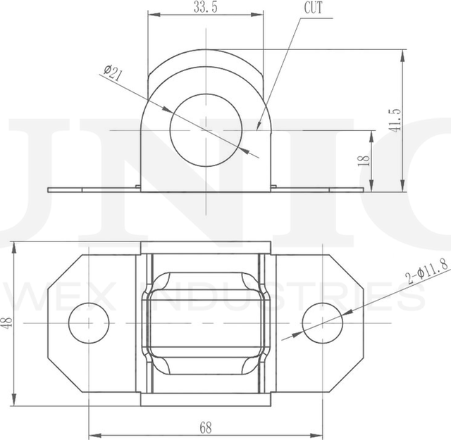 Втулка стабилизатора (Unio). Артикул RMP-10110