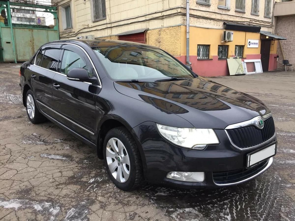 Дефлекторы Cobra Tuning для окон Skoda Superb II 2008-2013. Артикул S20908