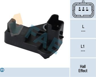 Датчик положения коленвала FAE для Ford S-MAX II 2015-2026. Артикул 79370