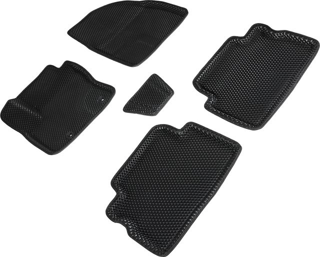 Коврики Seintex 3D EVA ромб для салона Ford Kuga I 2008-2012 ЧЕРНЫЕ. Артикул 95281