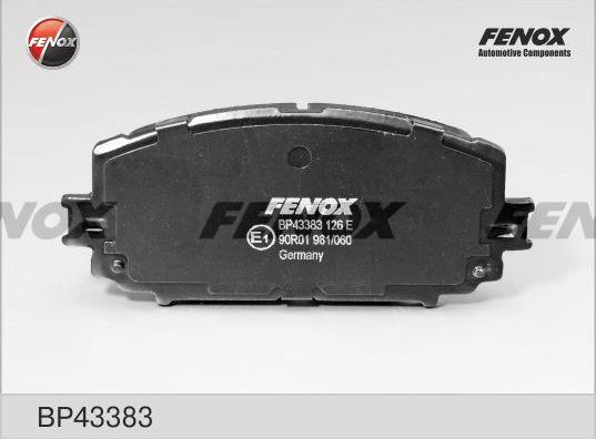 Тормозные колодки Fenox. Артикул BP43383