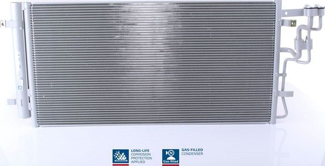 Радиатор кондиционера (конденсатор) Nissens (алюминий) для Kia Carens II (UN) 2006-2012. Артикул 94993